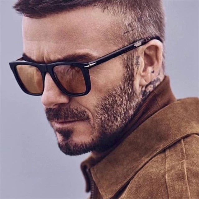 Classic Retro Square Sunglasses for Men