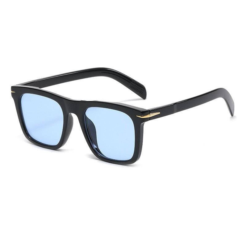 Classic Square Sunglasses Man Fashion Rivet Retro Sun Glasses Male Vintage  Mirror Driver : : Sports & Outdoors